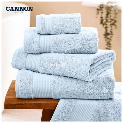 CANNON 100% COTTON BLUES' TOWELS