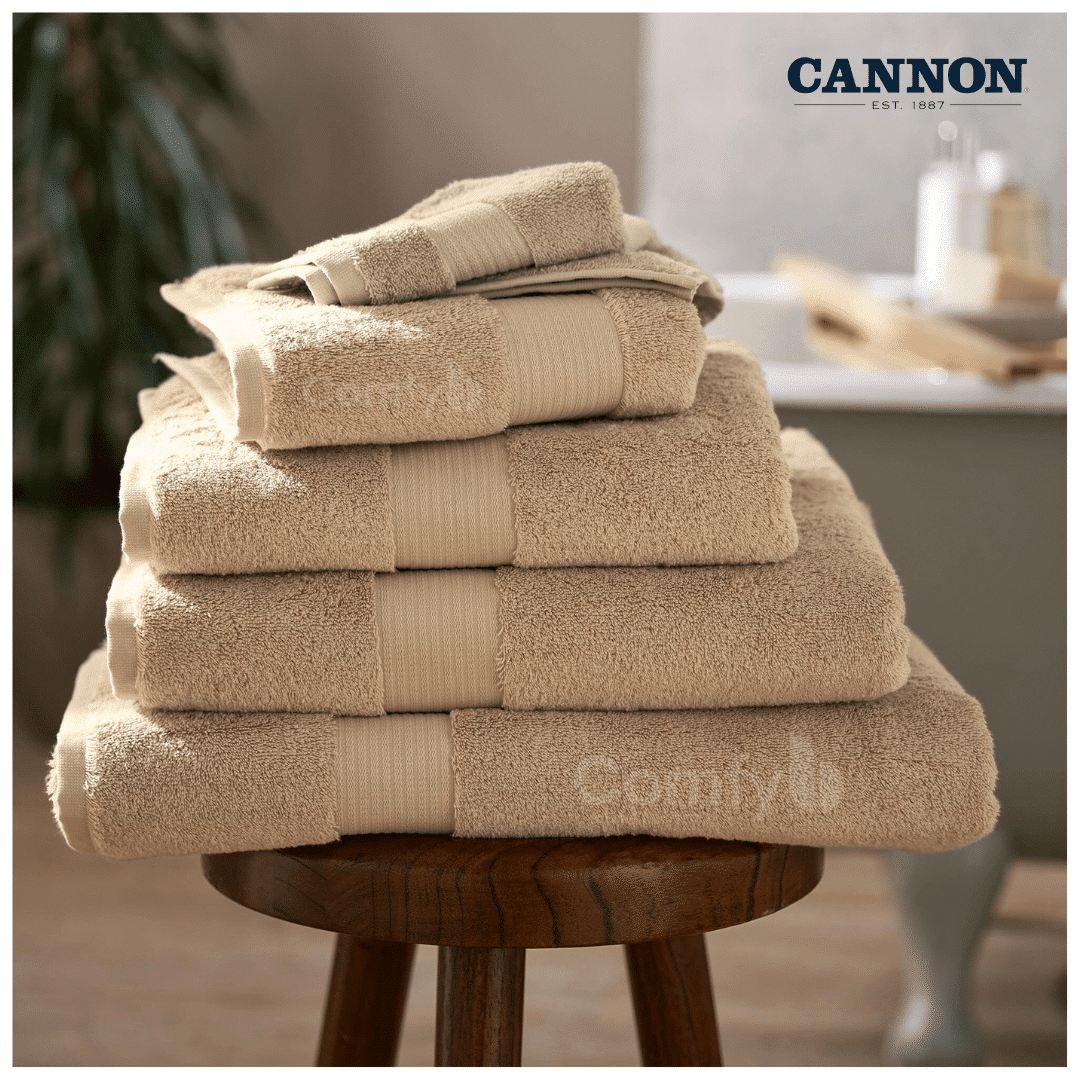 CANNON 100% COTTON NUDE TOWELS