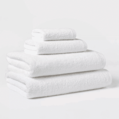 CANNON 100% COTTON WHITE HOTEL TOWELS