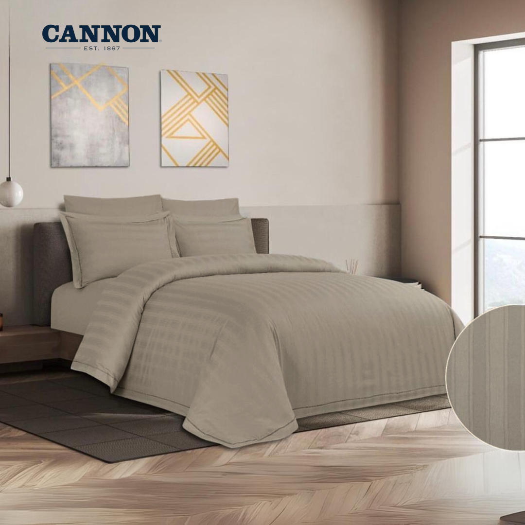 CANNON  BEDSET COTTON SATIN 200 TC