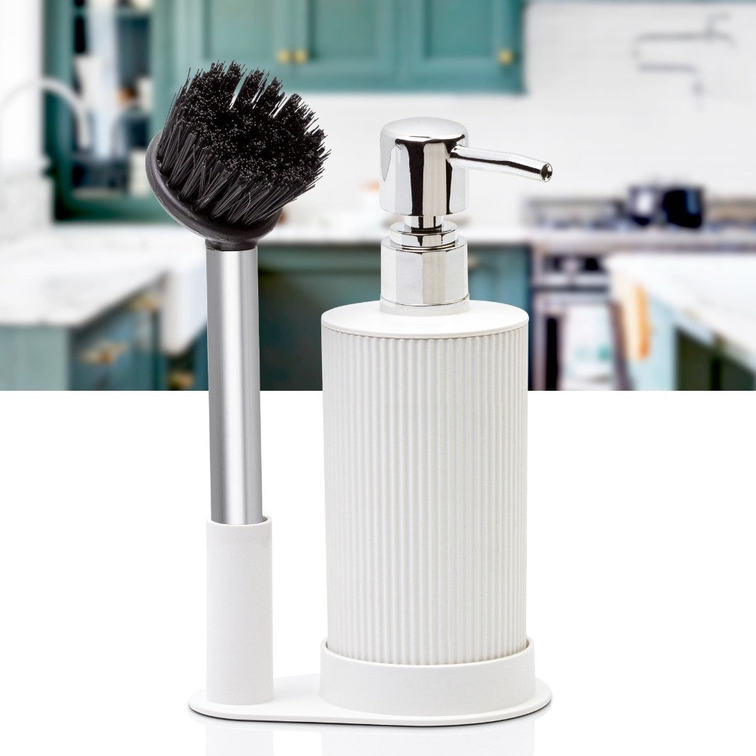 OKY SOAP DISPENSER WITH BRUSH SET