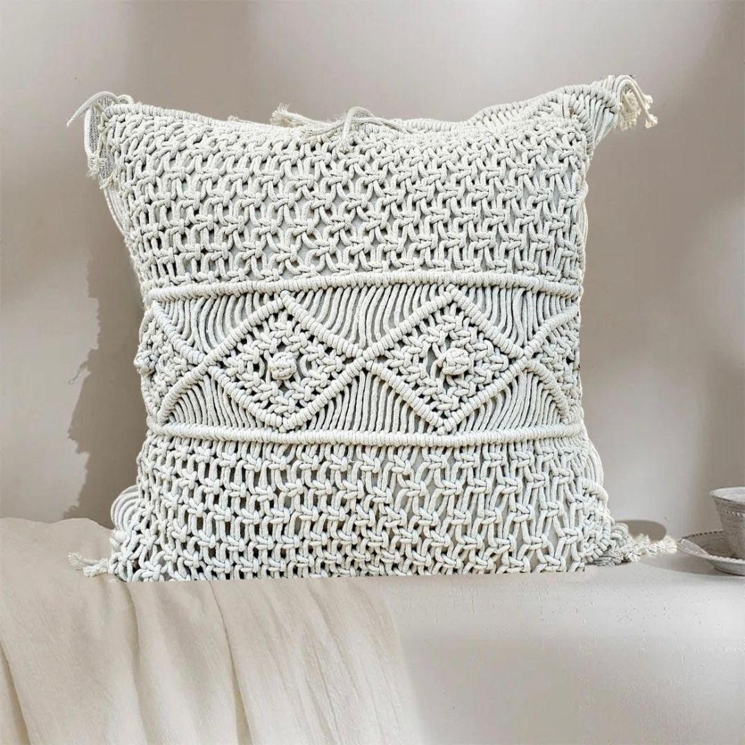 HANLI BOHO CUSHION COVER WITH TASSELS