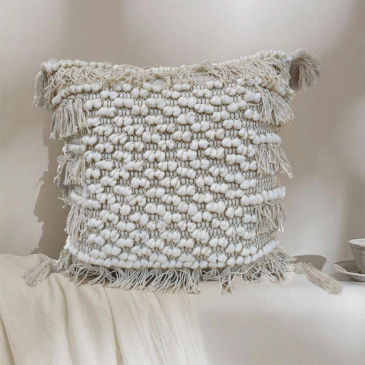 HELOG BOHO CUSHION COVER WITH TASSELS