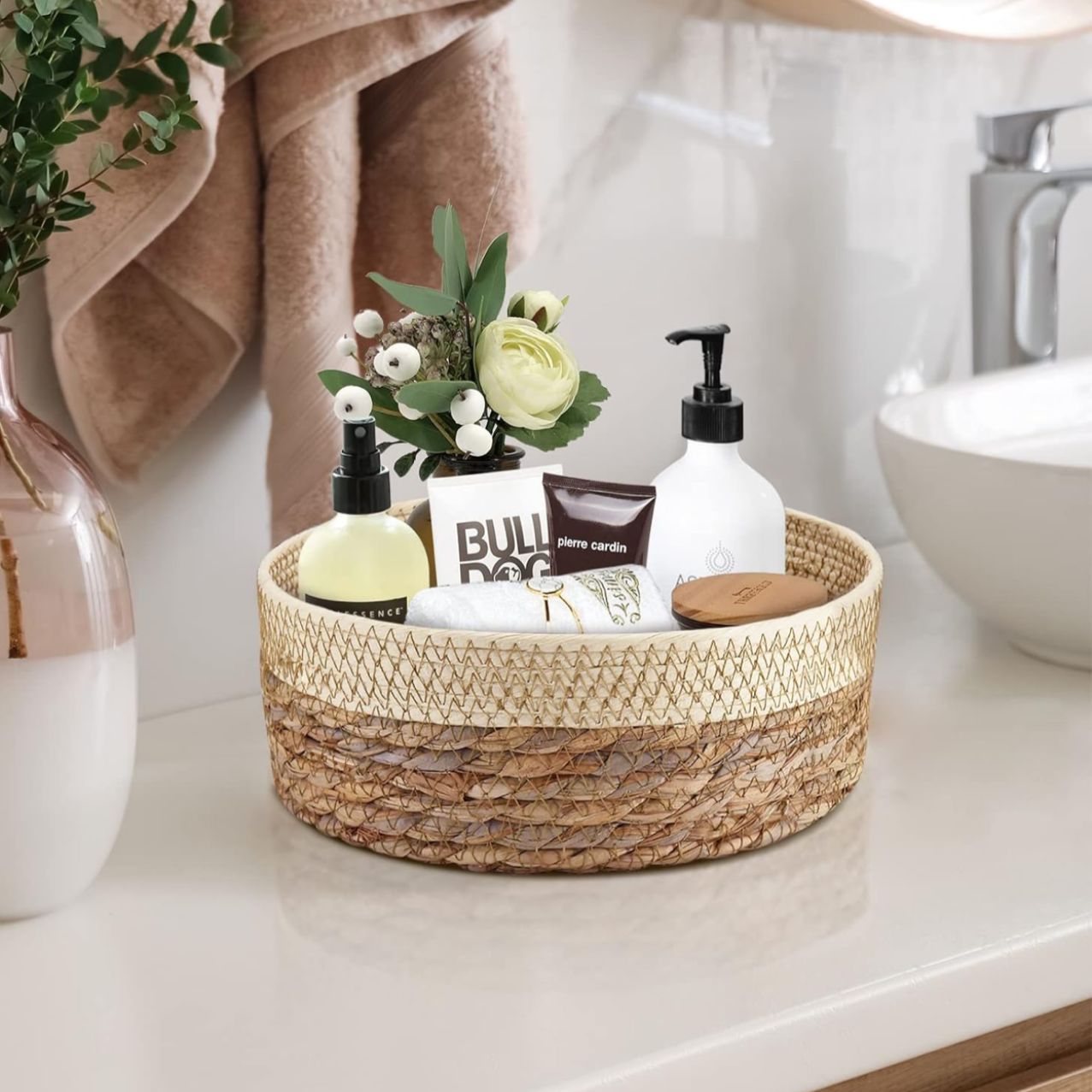 TRIO WOVEN BASKET SET 3-PIECE