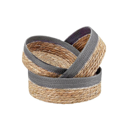 TRIO WOVEN BASKET SET 3-PIECE