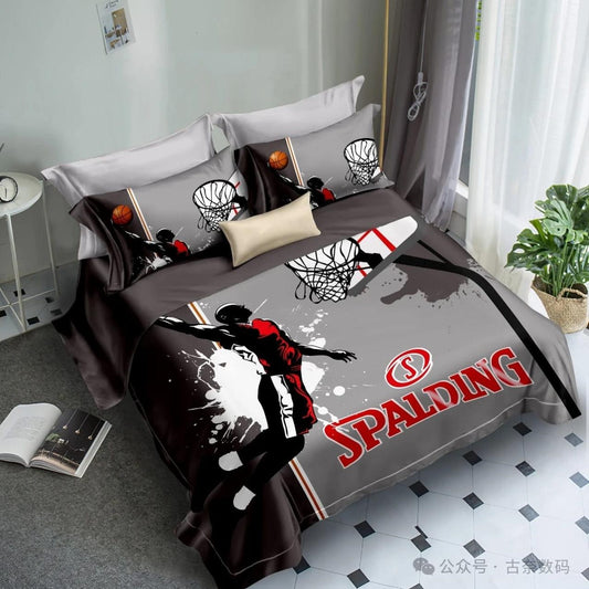 BASKETBALL MICROFIBER BED SET