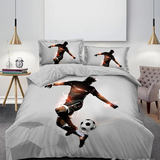 FOOTBALL MICROFIBER BED SET