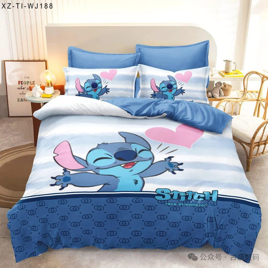 STITCH MICROFIBER BED SET