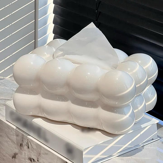 PORCELAIN BUBBLE TISSUE BOX