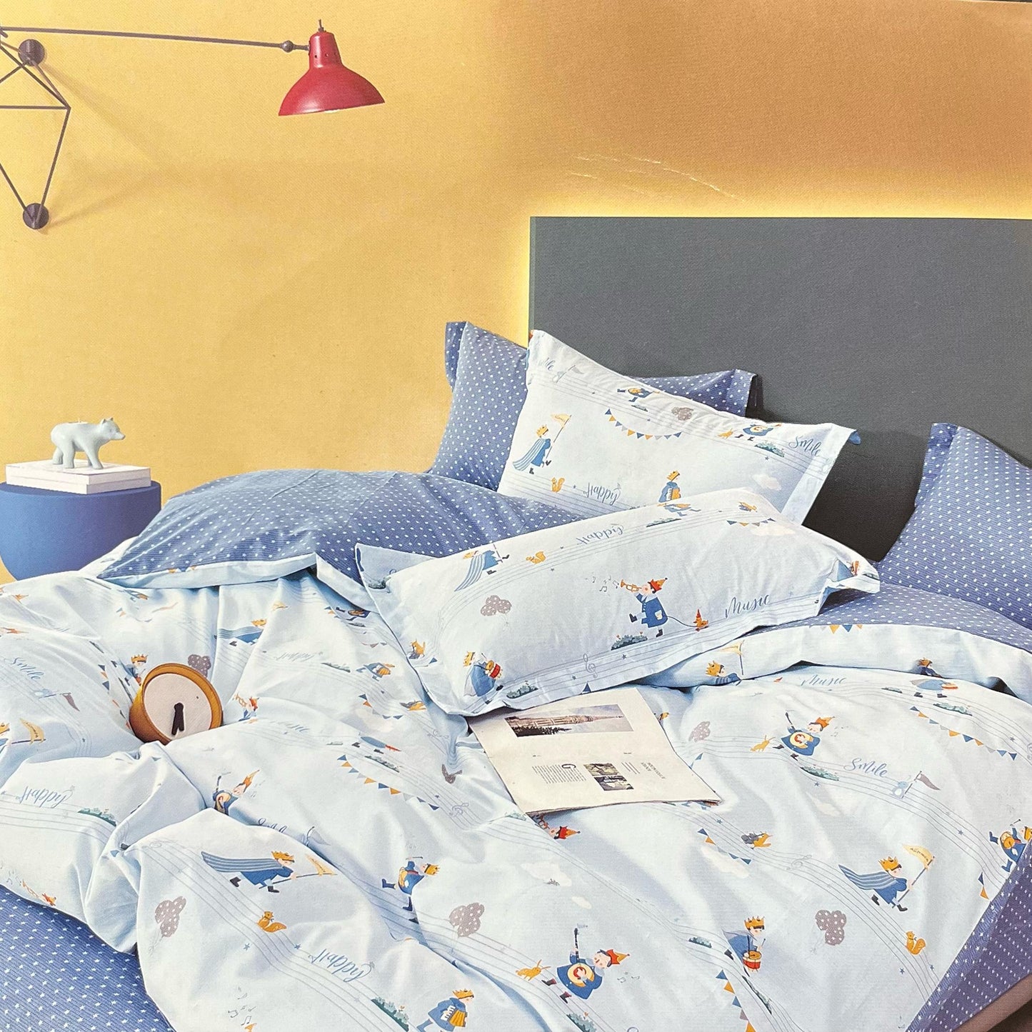 COMFYB 100% COTTON MUSIC BED SET