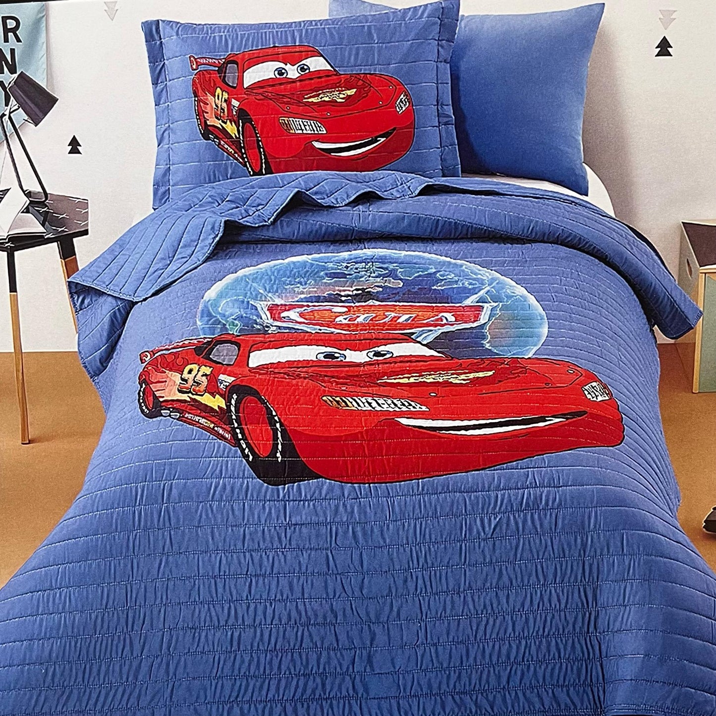 CARS MICROFIBER KID'S BED SET