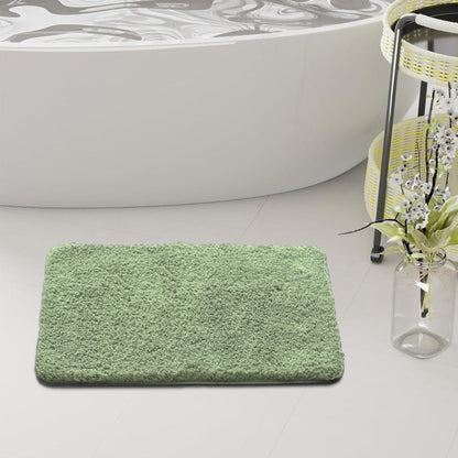 SOLID FLUFFY ANTI SLIP BATHMAT 1 PIECE