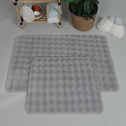 BUBBLE BATHMAT SET 2-PIECE