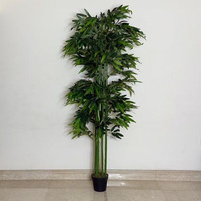 GREEN BAMBOO ARTIFICIAL TREE