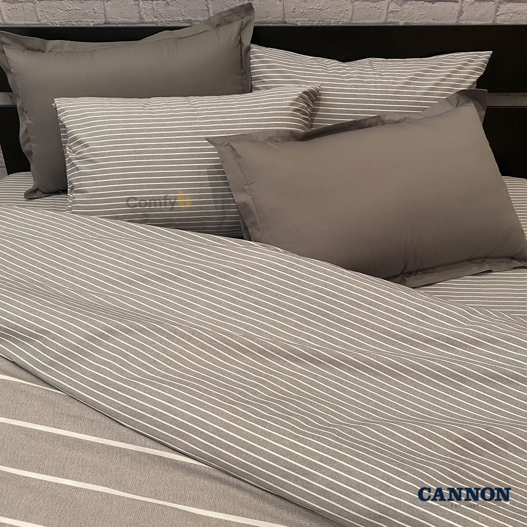 CANNON 100% COTTON BED SET STRIPE