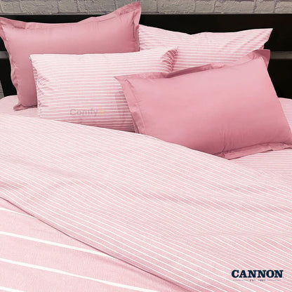 CANNON 100% COTTON BED SET STRIPE