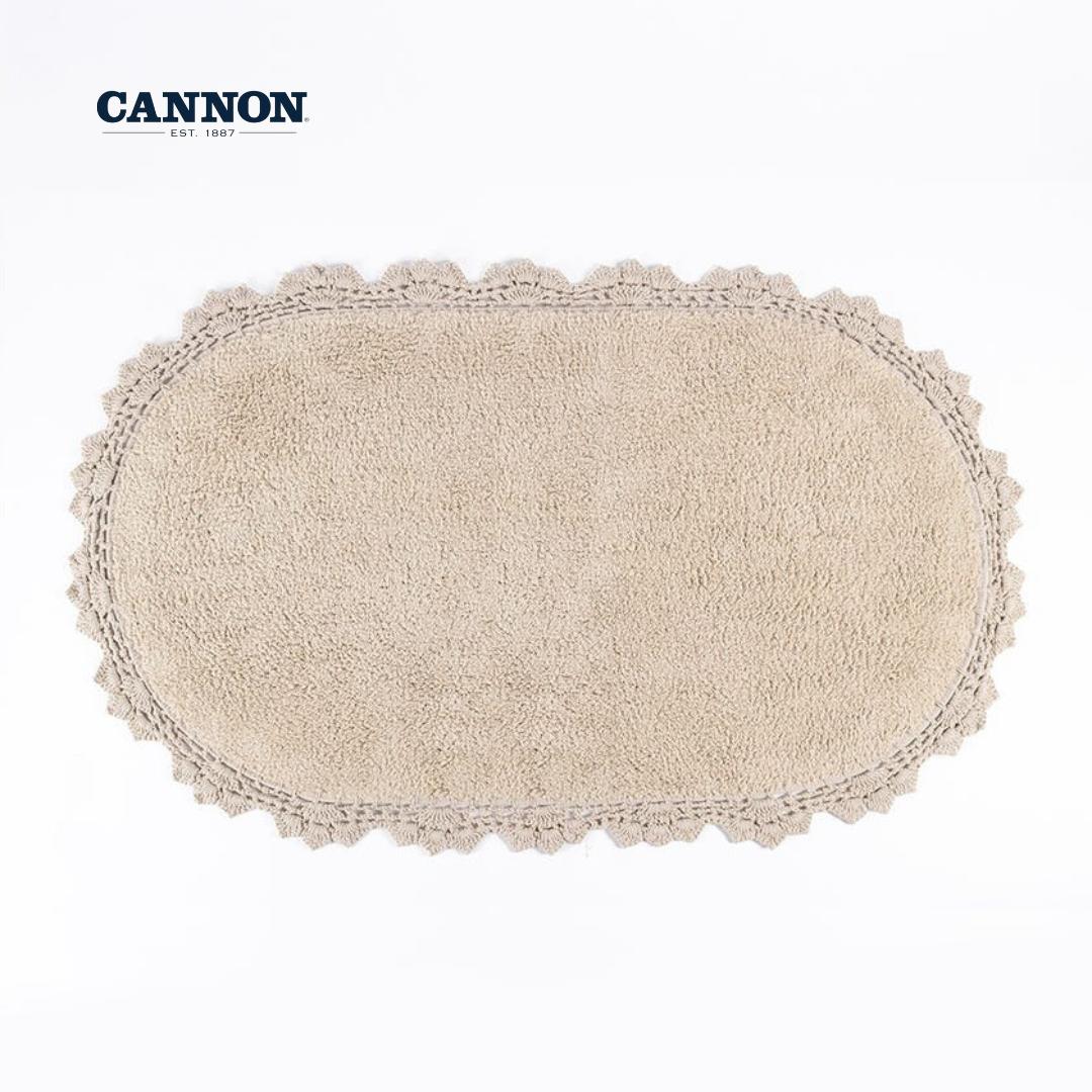 CANNON OVAL 100% COTTON BATHMAT 1 PIECE