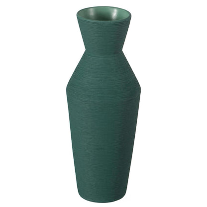 LARA CERAMIC STRIPED ROUND VASE