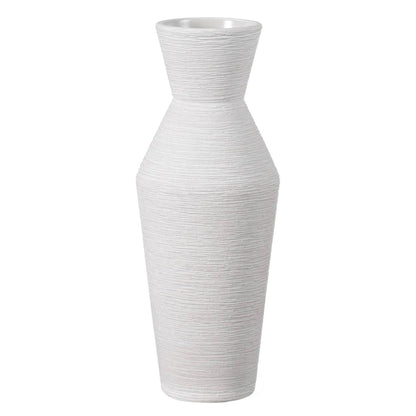 LARA CERAMIC STRIPED ROUND VASE