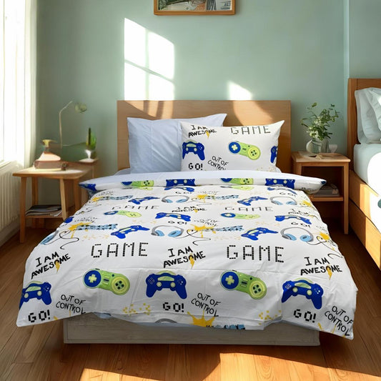 COMFYB 100% COTTON PLAYSTATION BED SET