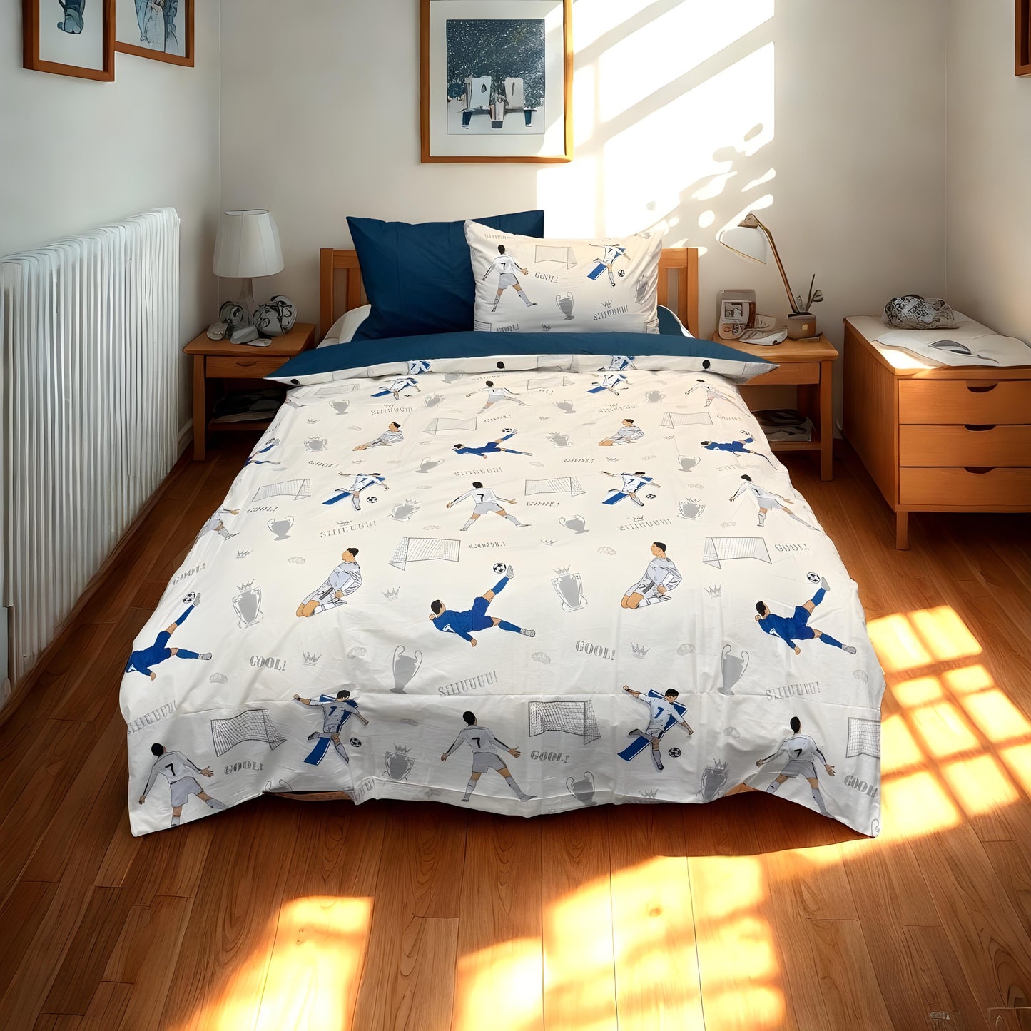 COMFYB 100% COTTON RONALDO BED SET