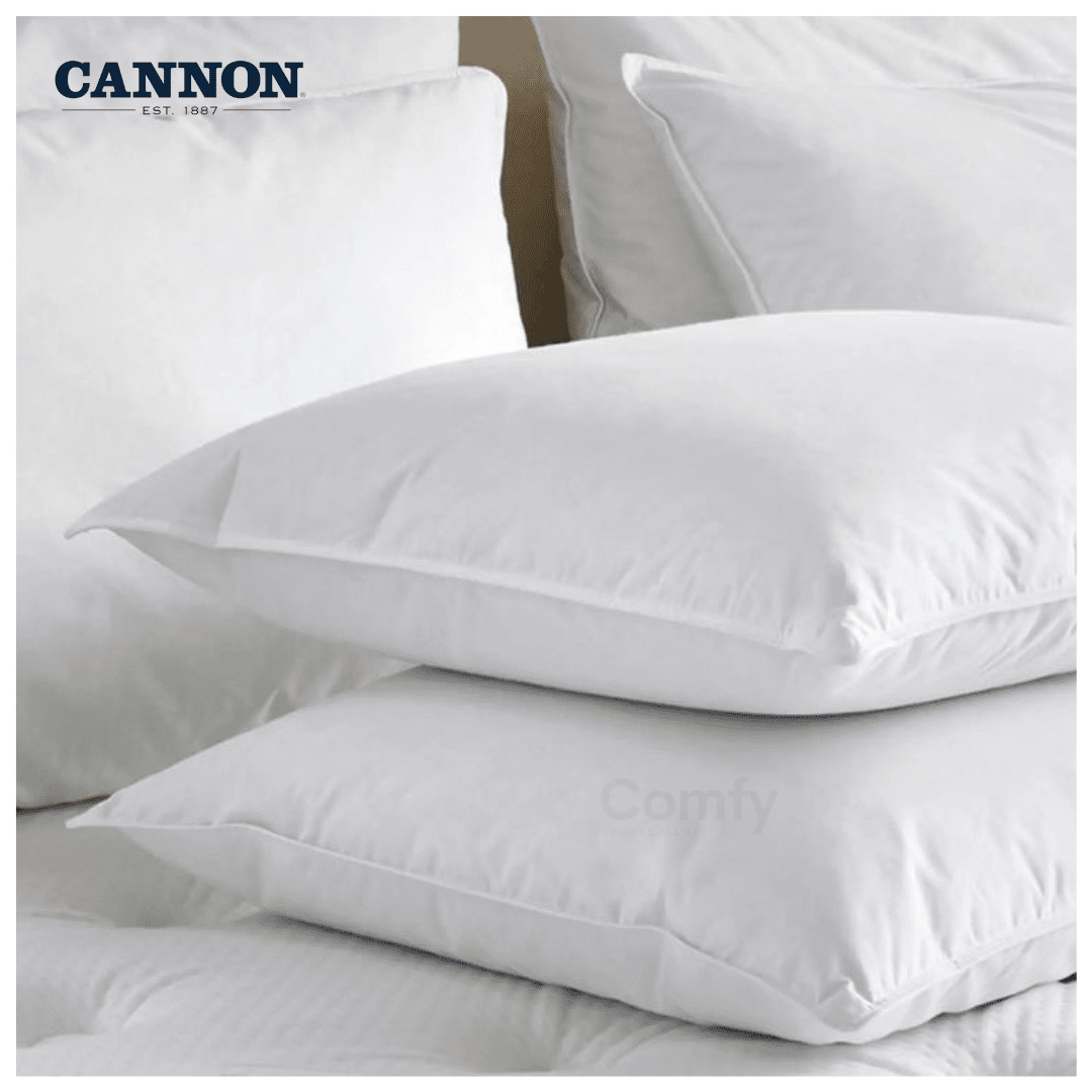 CANNON LUXURY WHITE DUCK DOWN PILLOW